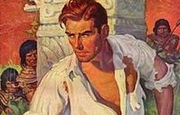 Doc Savage Magazine Man of Bronze-banner