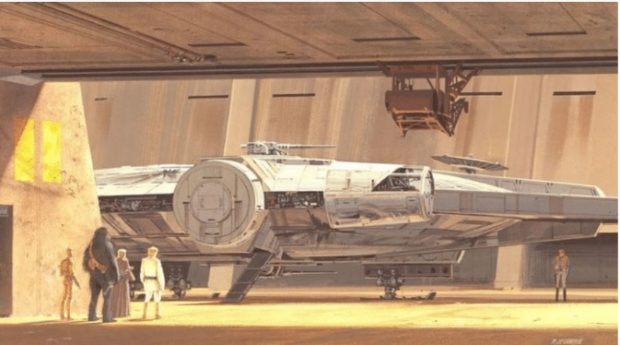 Star-Wars-Memories-Ralph-McQuarrie-painting-1